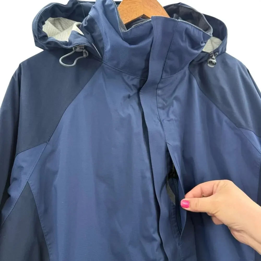 L. L. Bean Men’s 3-in-1 Windbloc Polartec Outdoor Hiking Jacket Blue Size Large